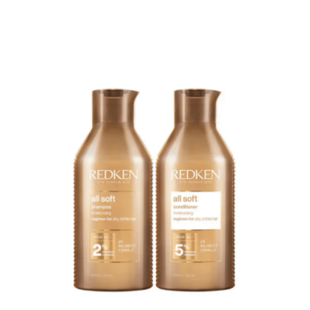 Redken All Soft Shampoo and Conditioner 500ml Bundle Halo Hair & Skin - rosehipskincare.com.au