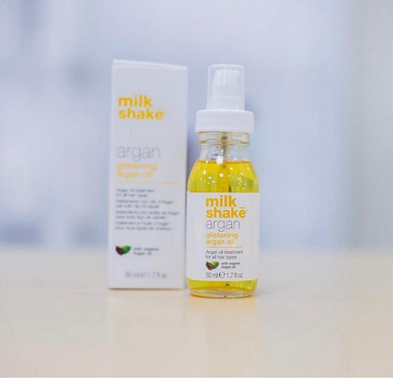 milk_shake Glistening Argan Oil 50ml Halo Hair & Skin - rosehipskincare.com.au
