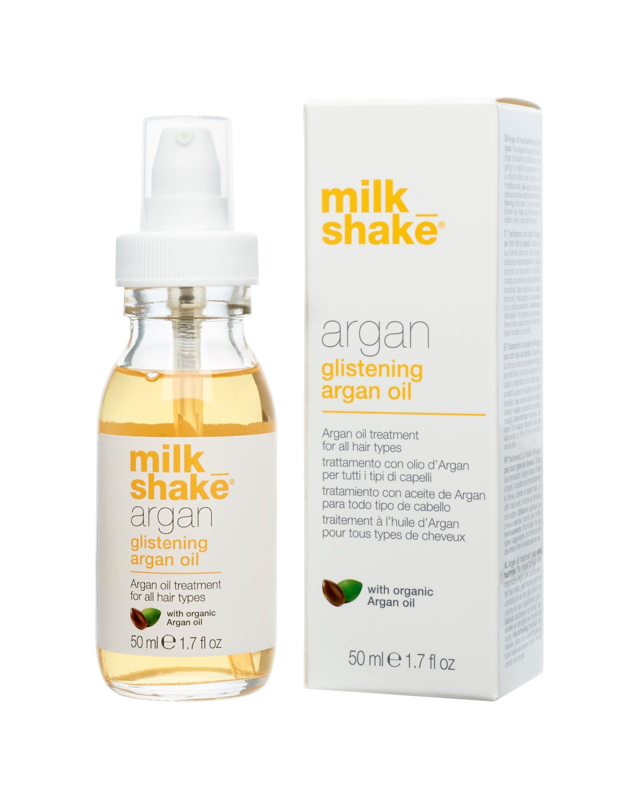 milk_shake Glistening Argan Oil 50ml Halo Hair & Skin - rosehipskincare.com.au