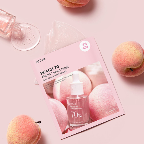 Anua Peach 70 Niacin Serum Mask sukinnaturals sukinnaturals.com.au